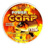 Волосінь для лову риби, DrAGON Power Carp мультиколор, 150м, перетин 0,20мм
